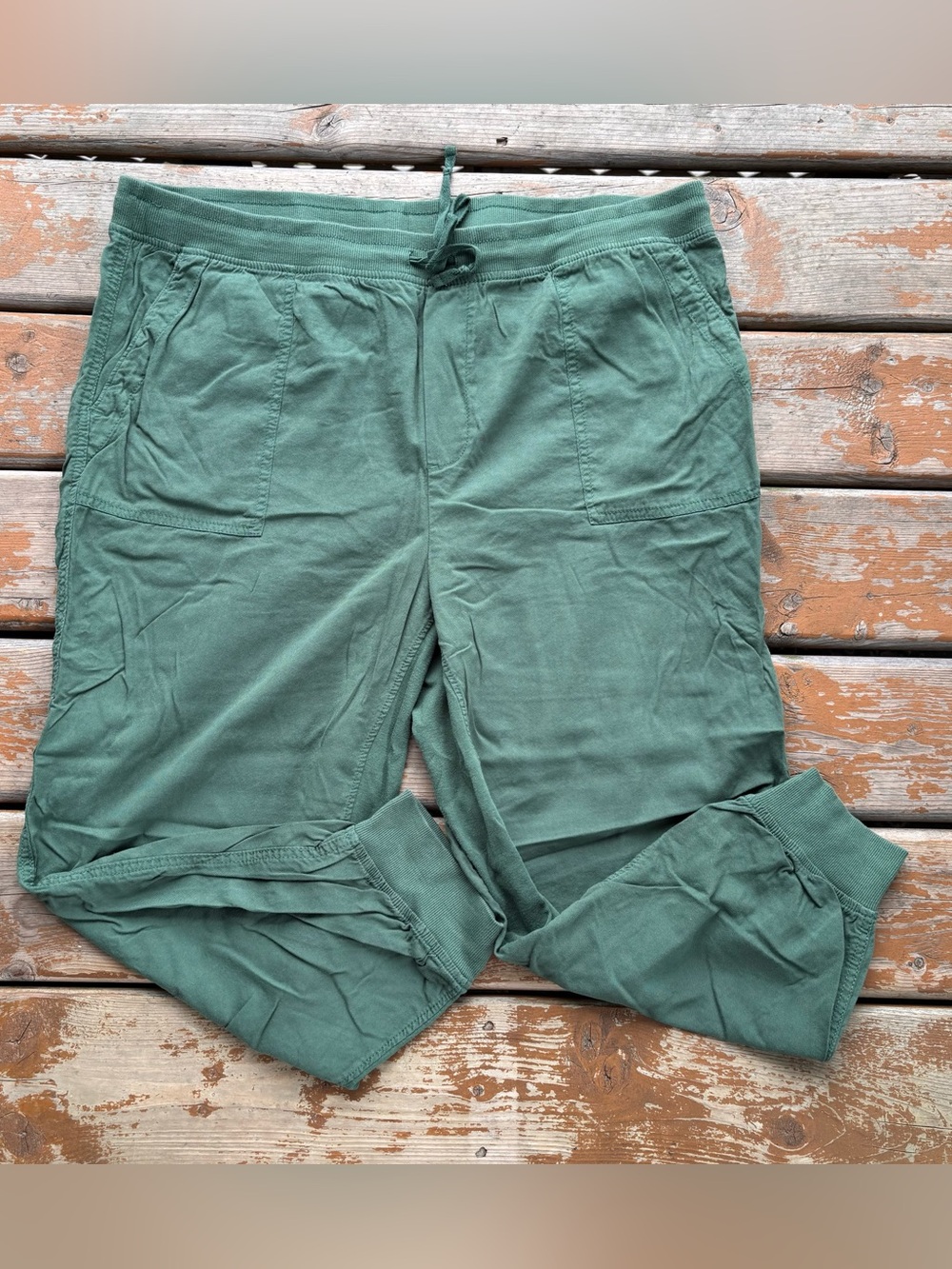 Joe Fresh Green Cargo Joggers - Size 1X